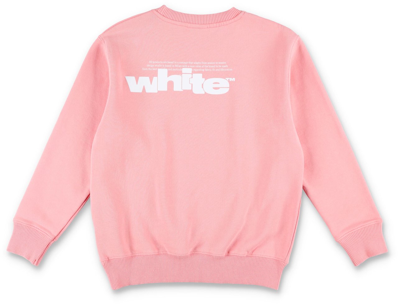 OFF-WHITE Fleece Off Rosa Roze