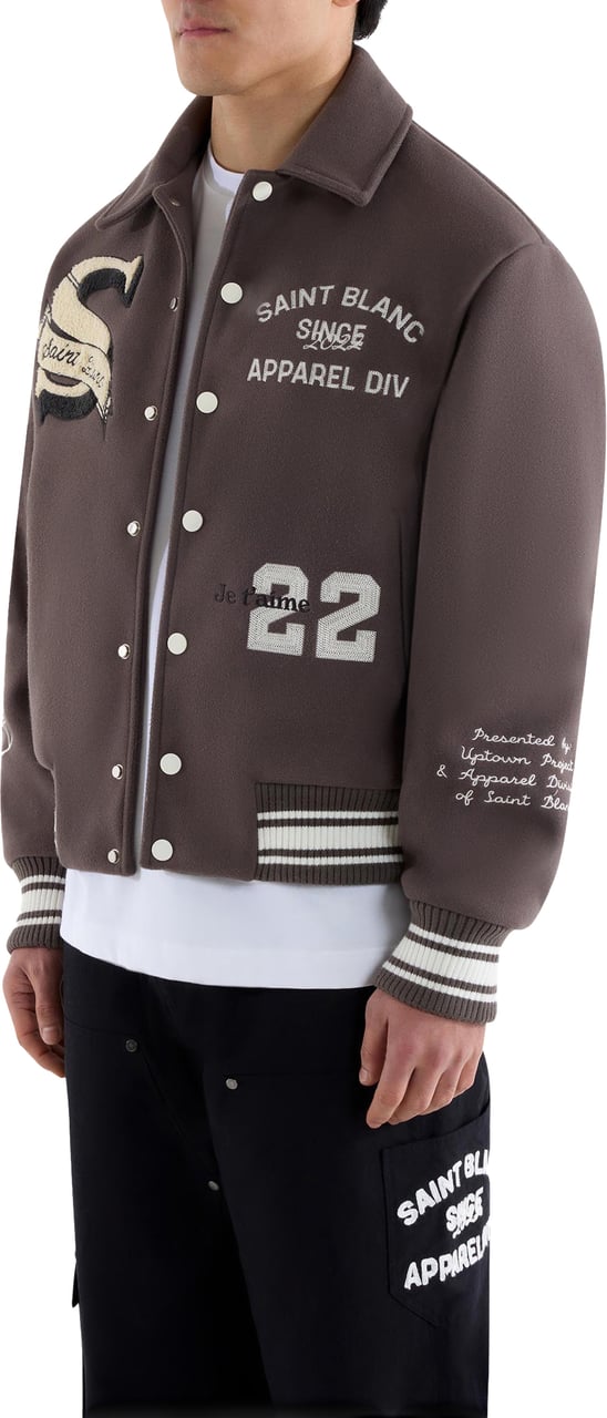 Saint Blanc Presented Varsity Jacket Bruin