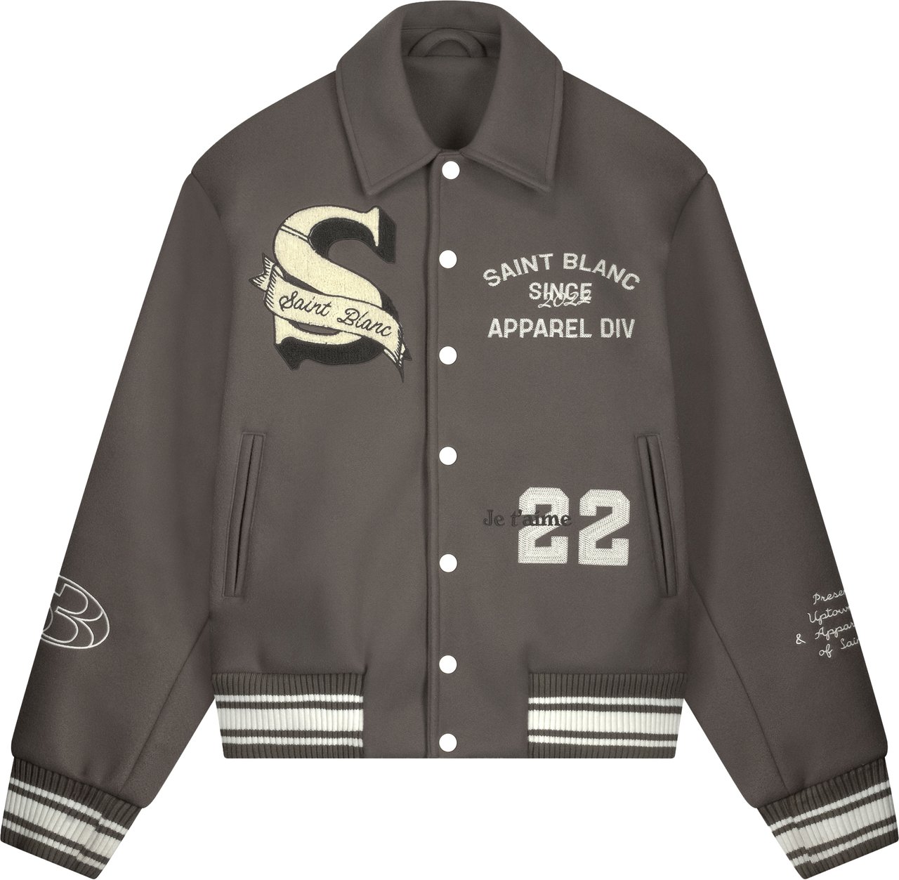 Saint Blanc Presented Varsity Jacket Bruin