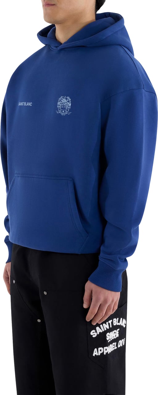 Saint Blanc Crest Hoodie Blauw