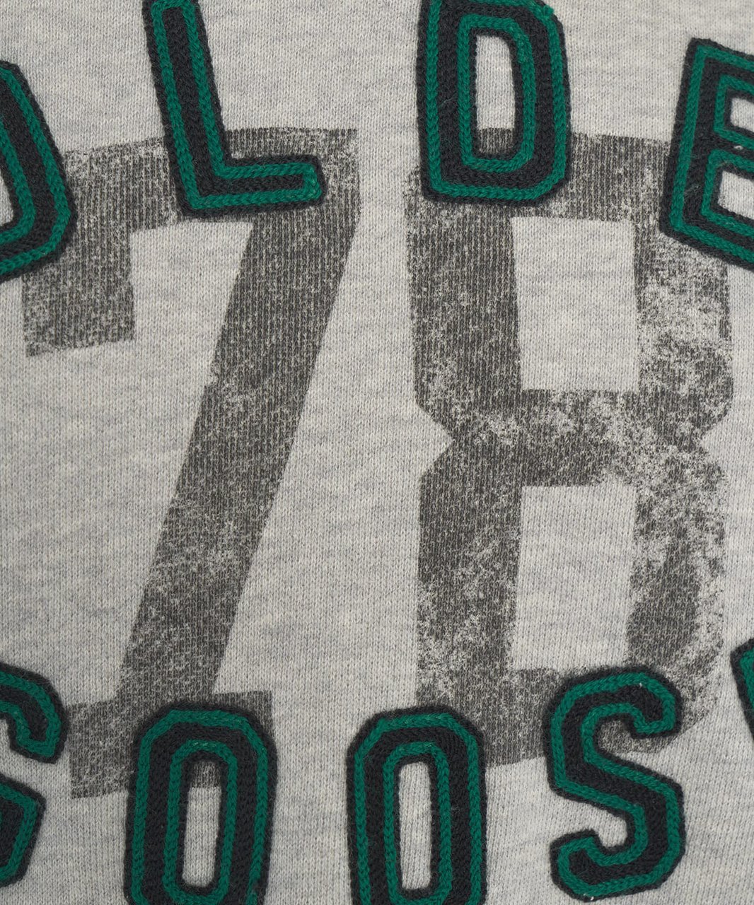 Golden Goose Hoodie with logo lettering 'Morman' Grijs