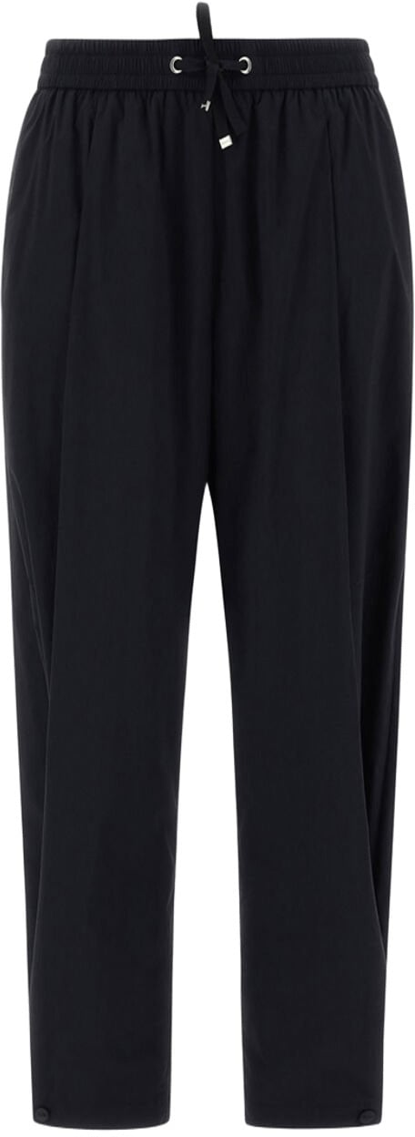 Herno Trousers Black Zwart