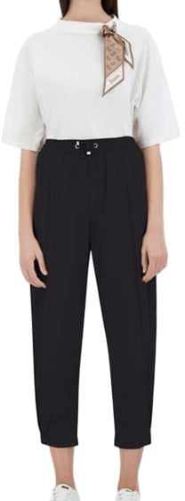 Herno Trousers Black Zwart