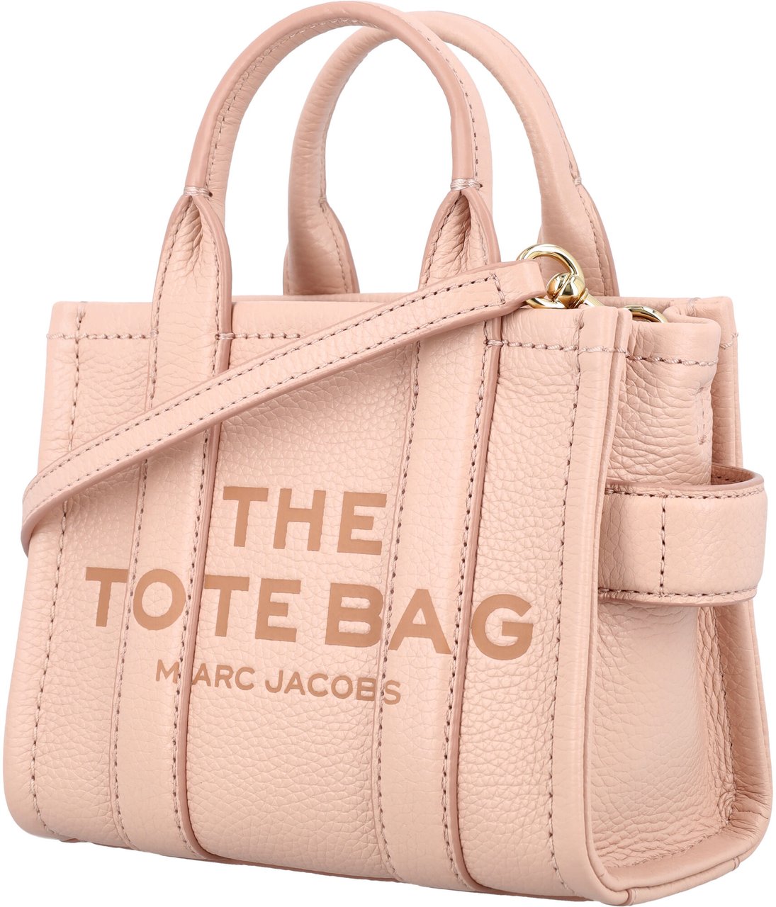 Marc Jacobs The Mini Tote leather bag Roze