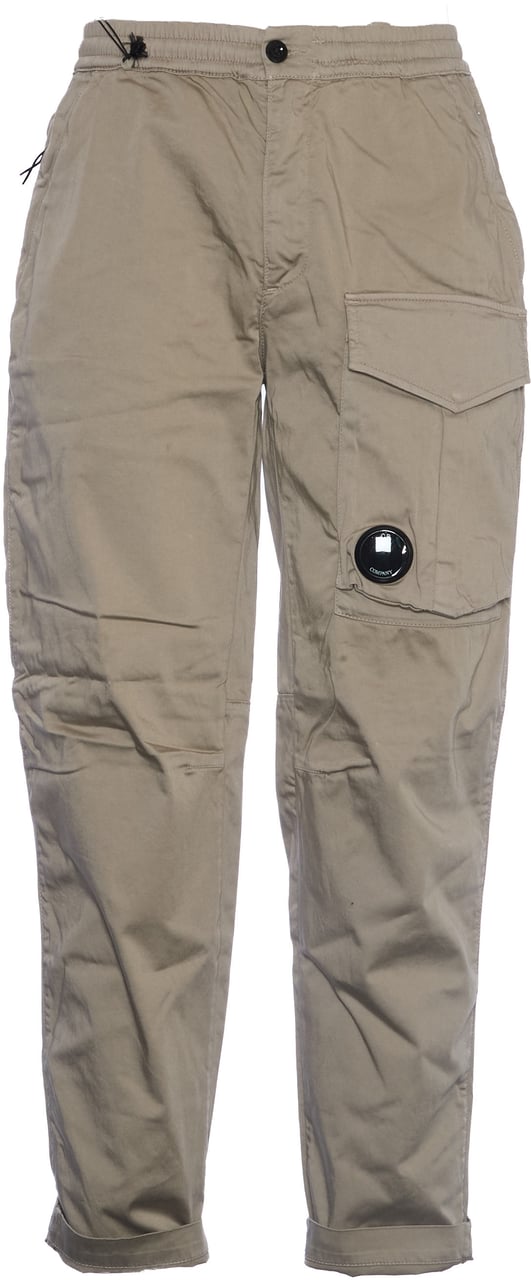 CP Company Stretch Saten Regular Cargo Pants Groen