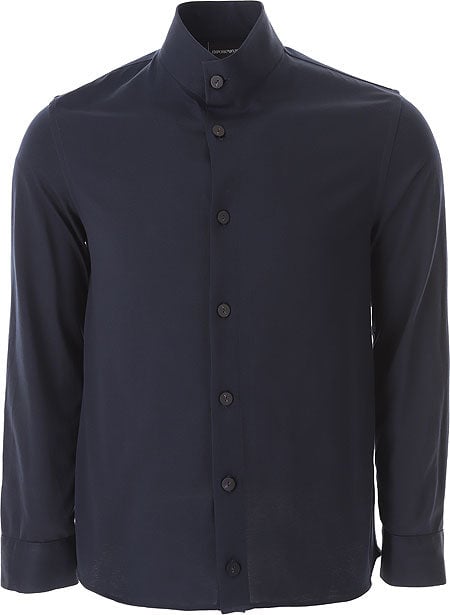 Emporio Armani Shirt Emporio Armani Blauw