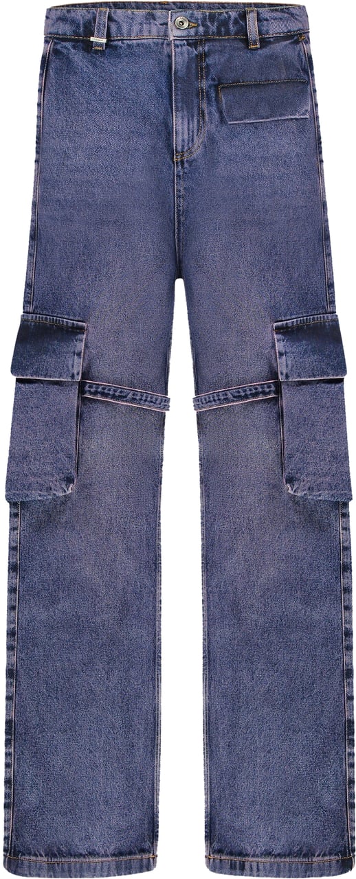 FLÂNEUR Phone Pocket Cargo Pants | Violet Wash Paars