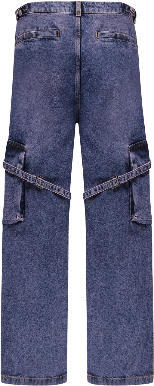 FLÂNEUR Phone Pocket Cargo Pants | Violet Wash Paars