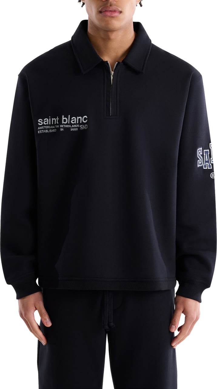 Saint Blanc Dynamic Quarter Zip Up Zwart