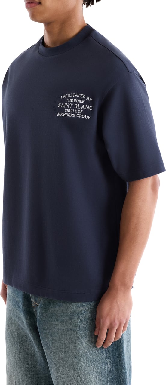 Saint Blanc Inner Circle T-Shirt Blauw Blauw