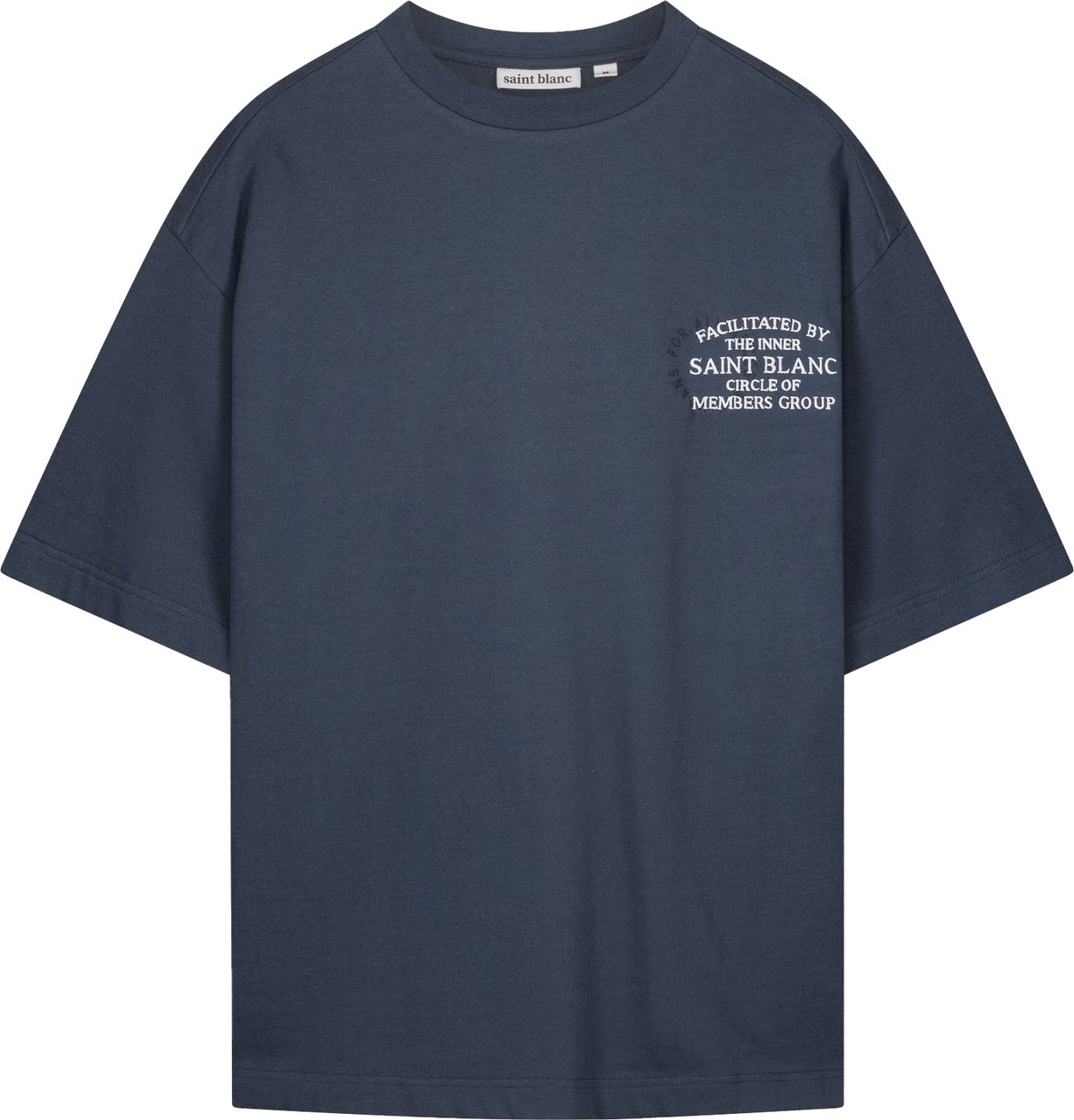 Saint Blanc Inner Circle T-Shirt Blauw Blauw