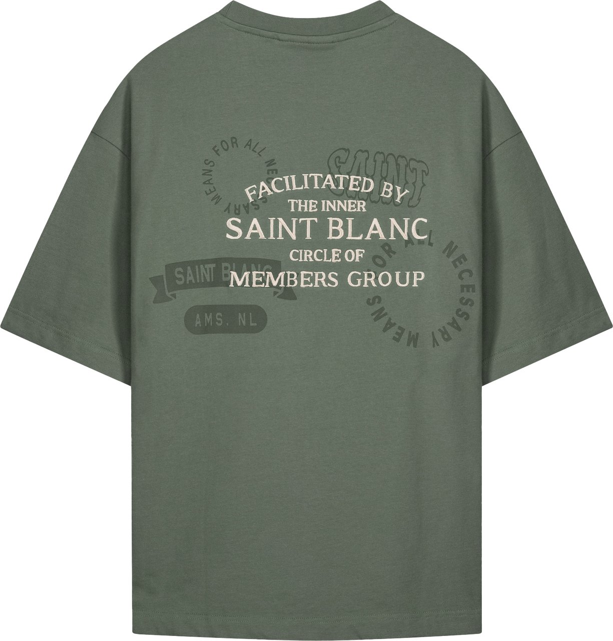 Saint Blanc Inner Circle T-Shirt Groen Groen