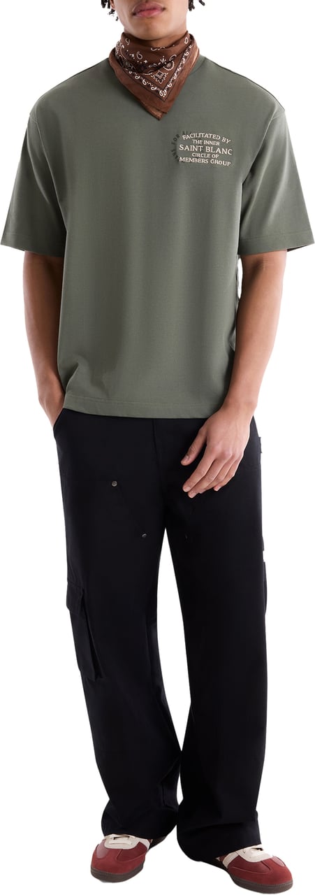 Saint Blanc Inner Circle T-Shirt Groen Groen