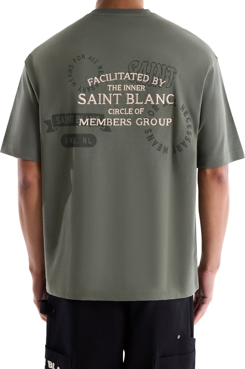Saint Blanc Inner Circle T-Shirt Groen Groen