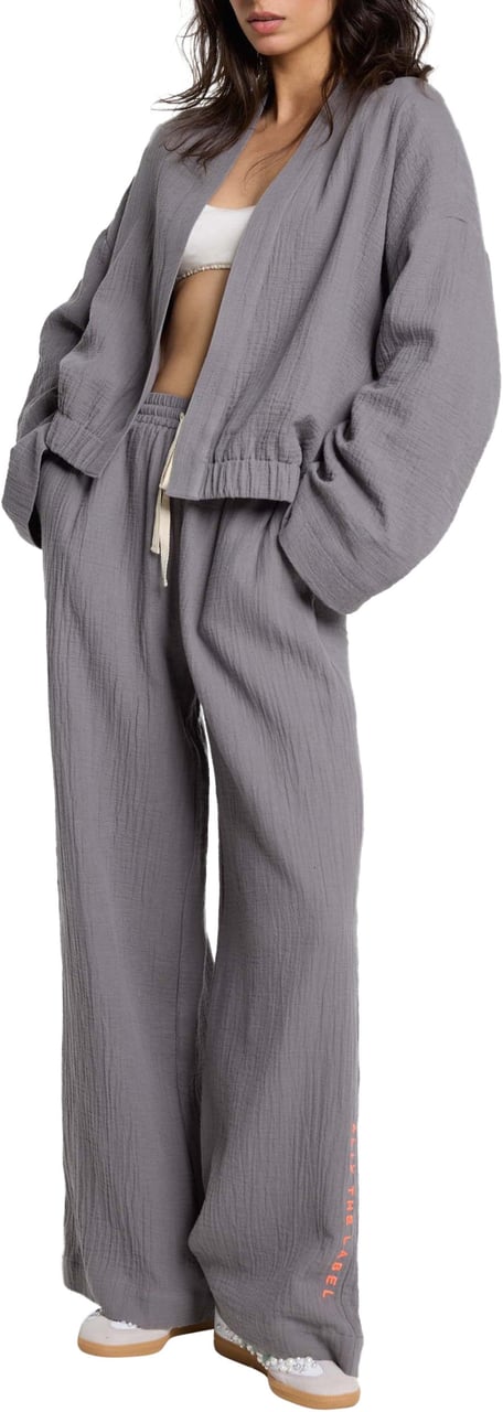 ALIX Crinkle Kimono Grijs
