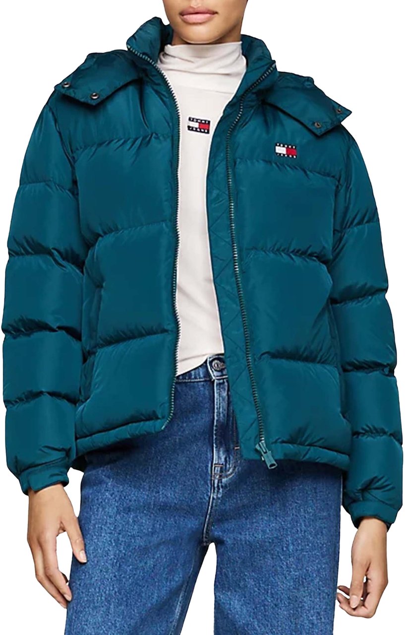 Tommy Hilfiger Alaska Puffer Green Jas Groen
