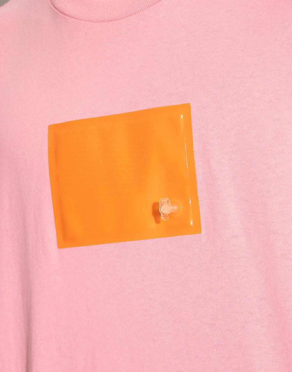Acne Studios Exford Inflate Logo T-shirt Roze
