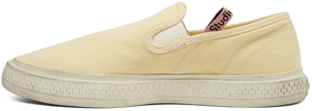 Acne Studios Ballow Tumbled Slip On Sneakers Geel