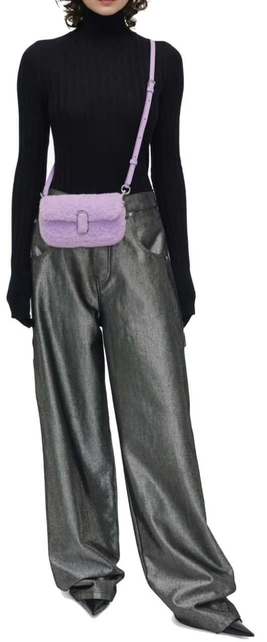Marc Jacobs The Teddy J Marc Shoulder Bag Paars