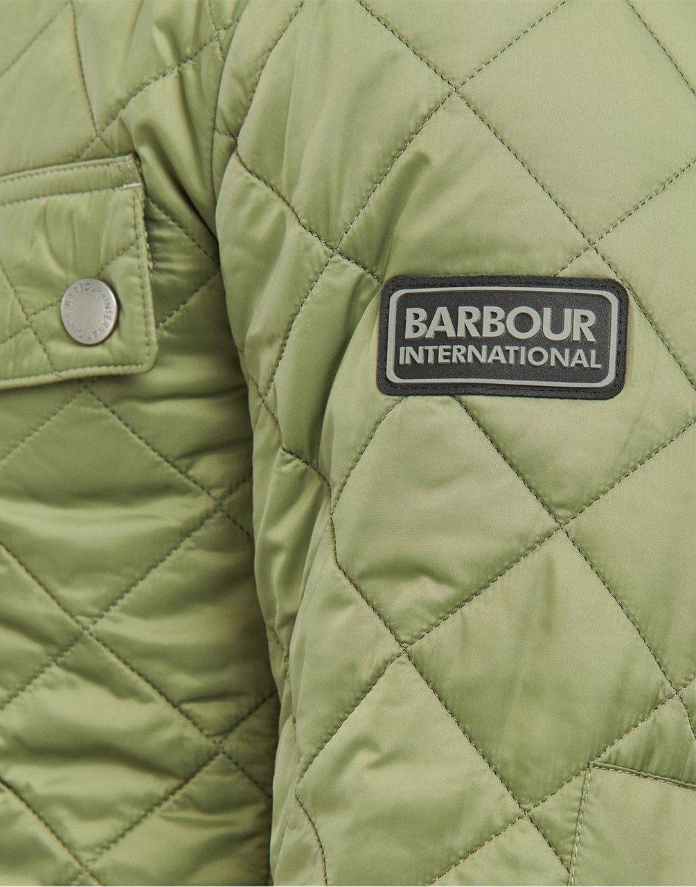 Barbour Tourer Ariel Quilted Jacket Groen