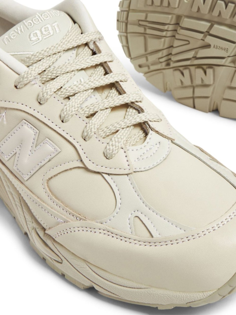 New Balance 991 Contemporary Luxe Made In England Sneakers Wit