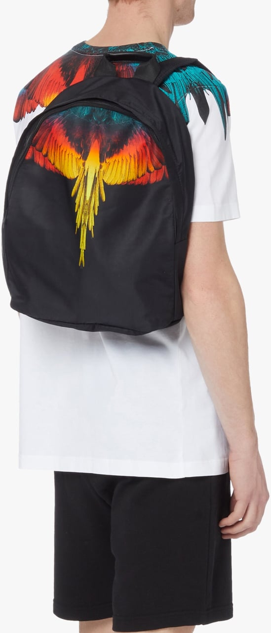Marcelo Burlon Icon Wings Logo Backpack Zwart