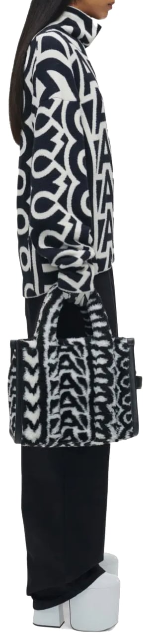 Marc Jacobs The Monogram Teddy Medium Tote Bag Zwart