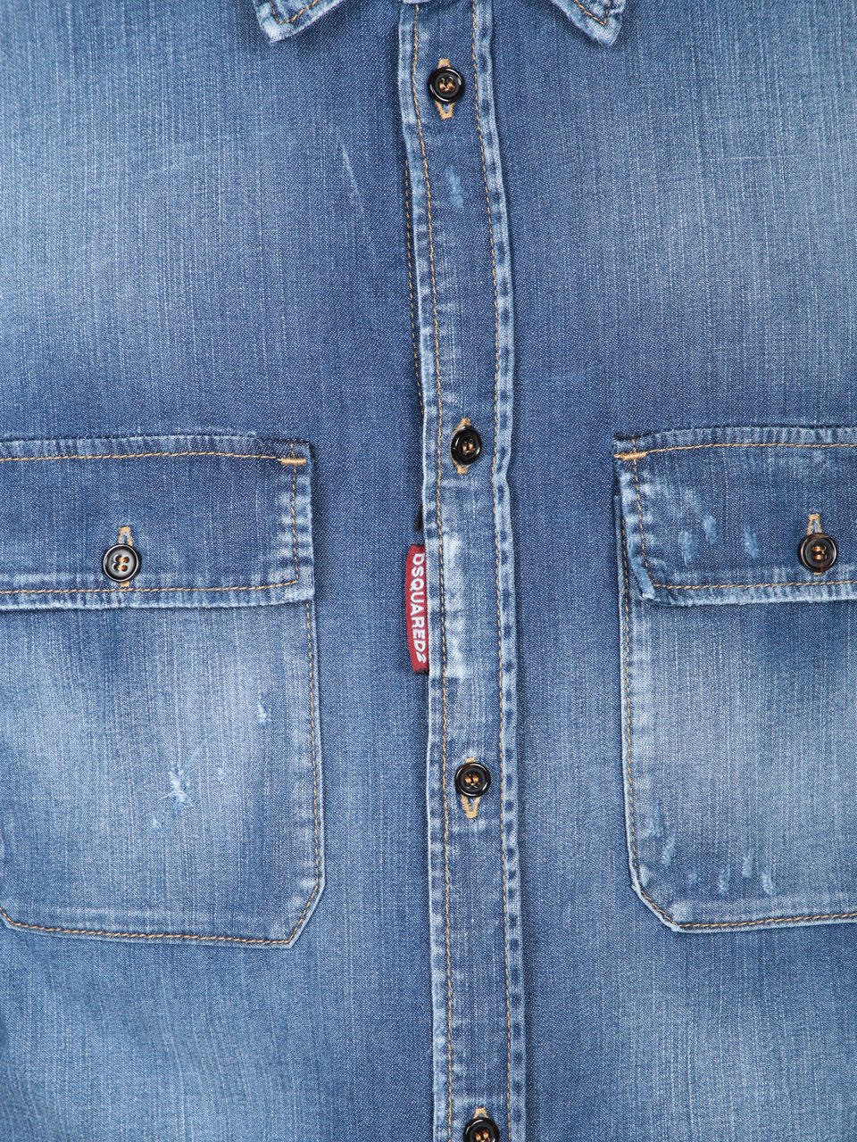 Dsquared2 Denim shirt 'Dan' Blauw