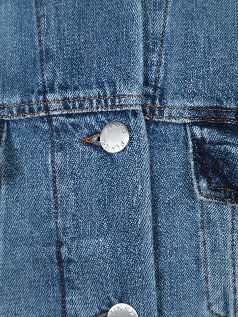 Pinko Denim jacket 'Gaborone' Blauw