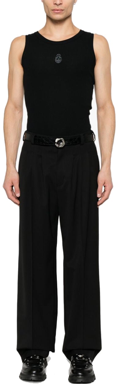 Alexander McQueen Top Black Zwart