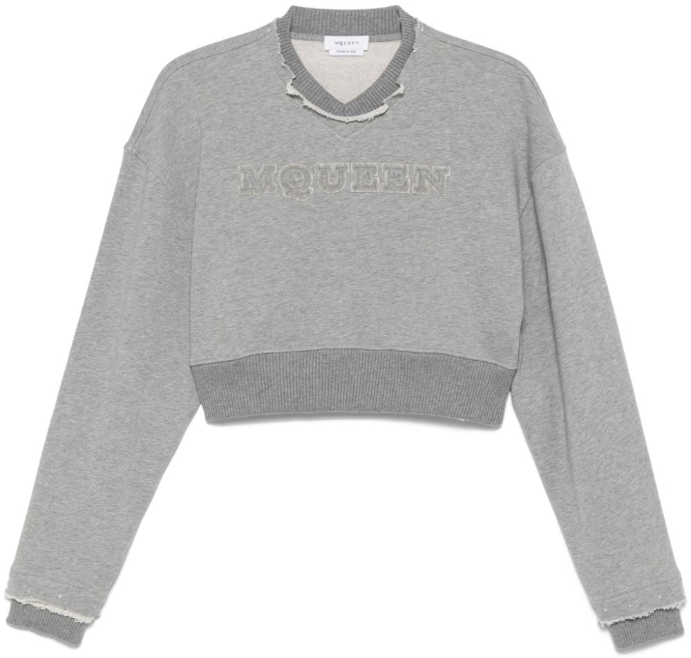 Alexander McQueen Sweaters Grey Grijs