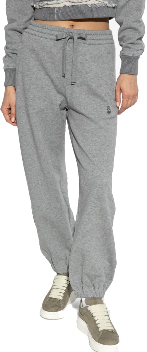 Alexander McQueen Trousers Grey Grijs