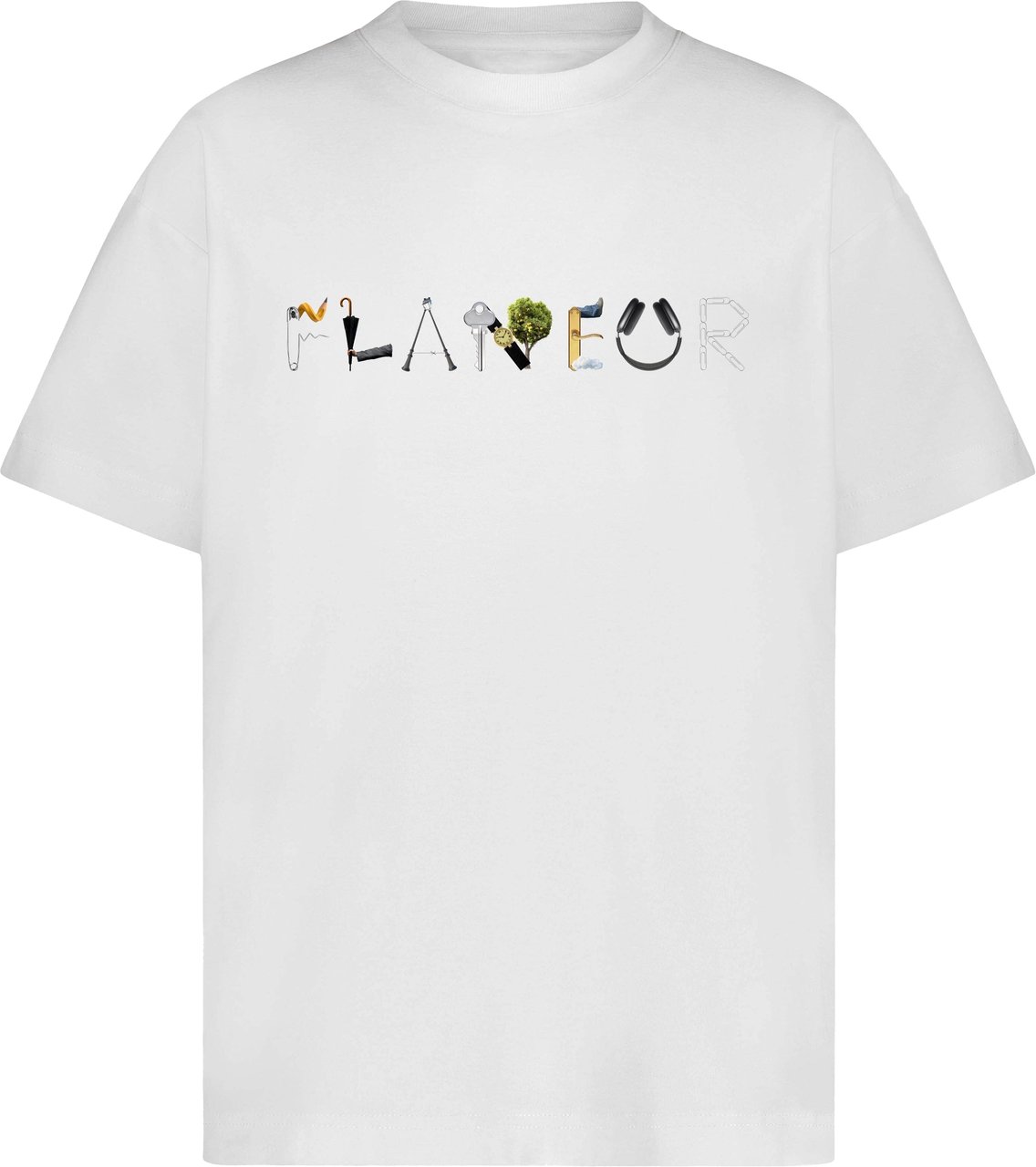 FLÂNEUR Objects T-Shirt | White Wit