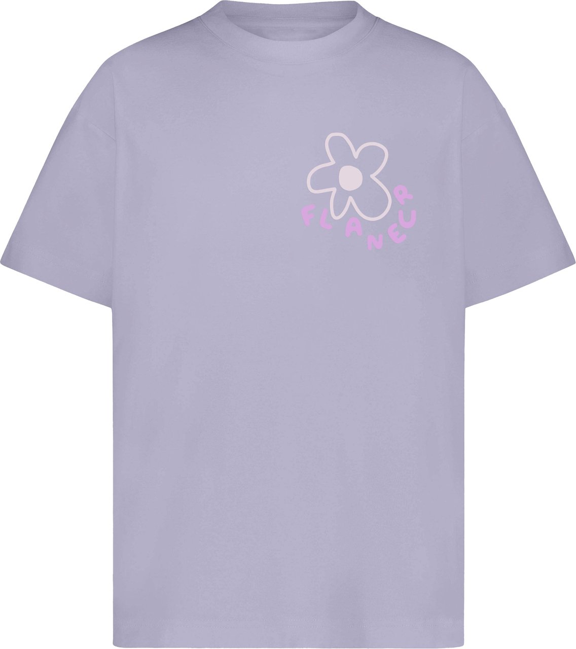 FLÂNEUR Blossom T-Shirt | Purple Paars