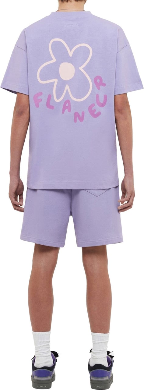 FLÂNEUR Blossom T-Shirt | Purple Paars
