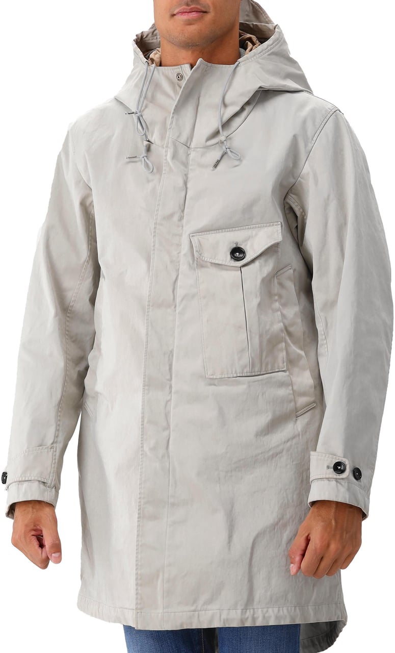 Ten C Ten-C Parka Jas Grijs Cyclone Grijs