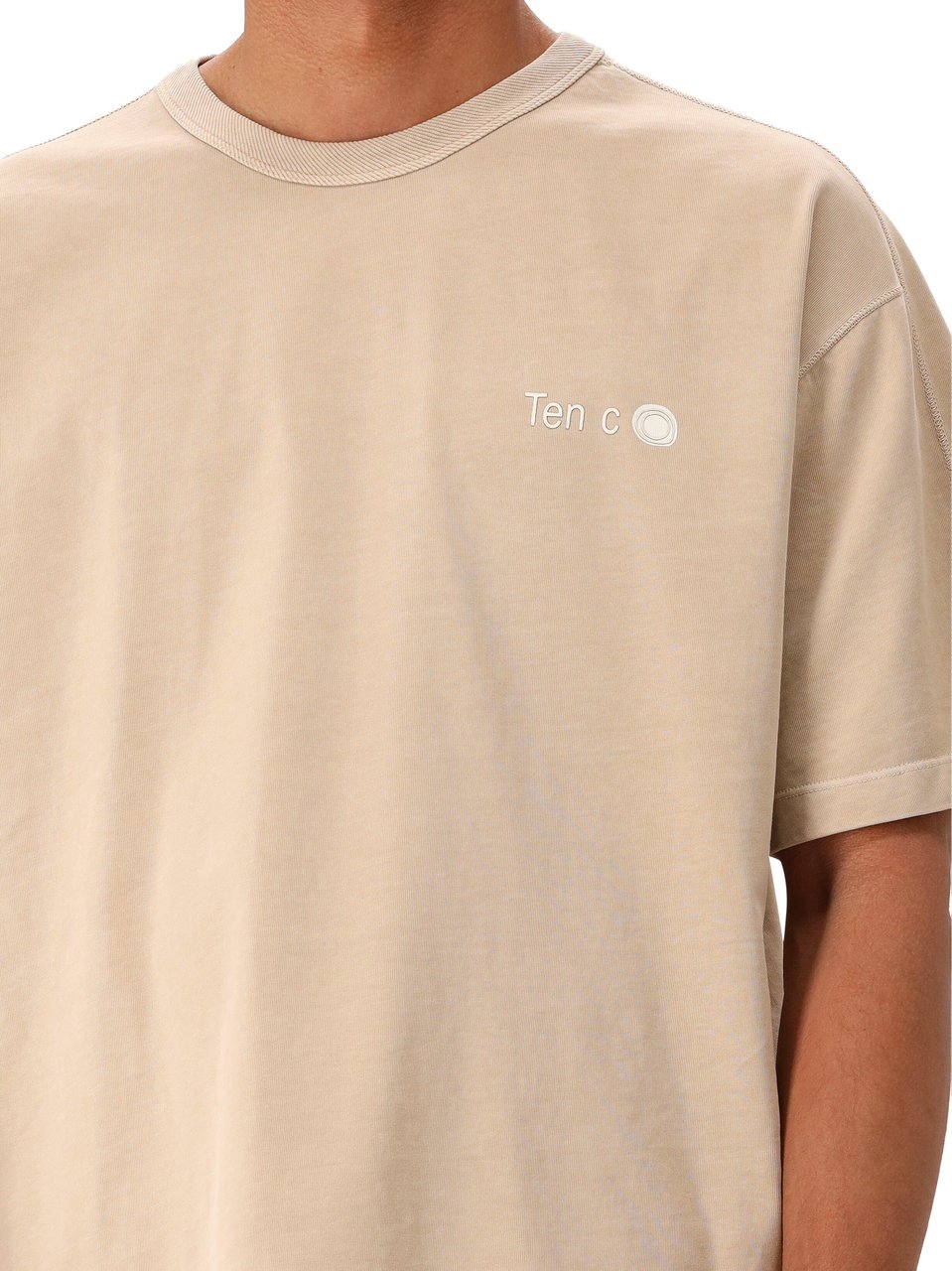 Ten C Ten-C T-shirt Beige Beige