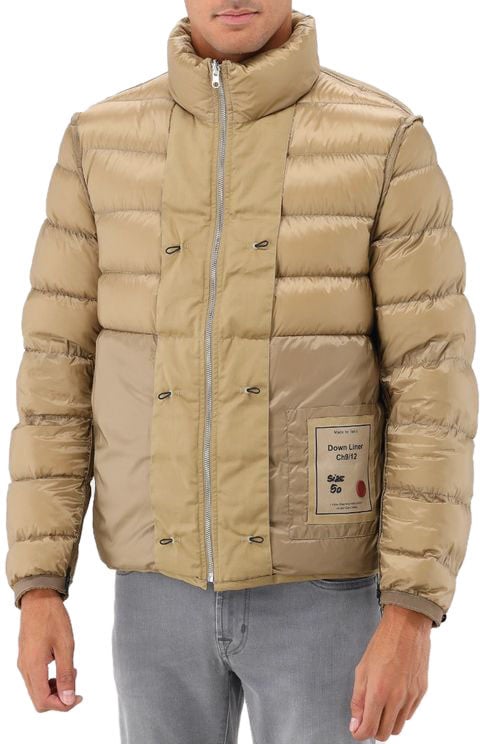 Ten C Ten-C Jas Bruin Down liner met zakken Bruin
