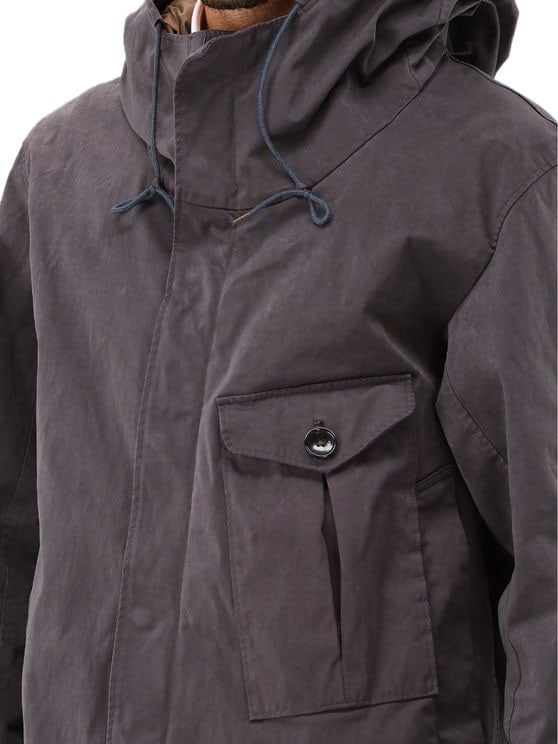 Ten C Ten-C Parka Jas Blauw Cyclone Blauw