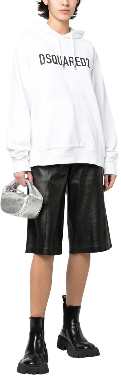 Dsquared2 felpa white Wit