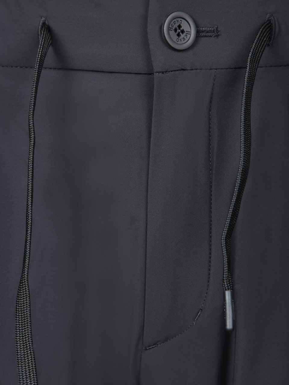 Herno HERNO Black Trousers Zwart