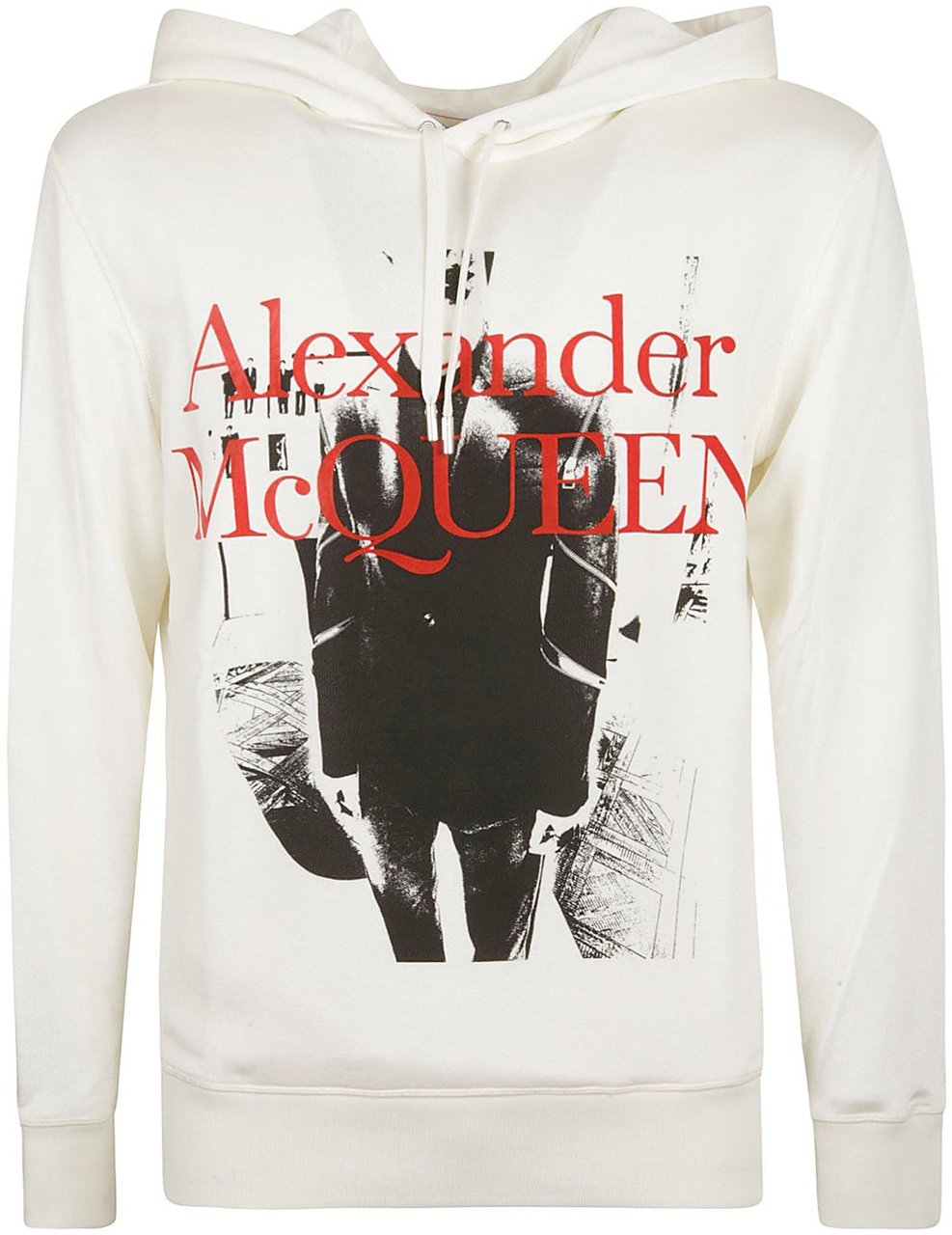 Alexander McQueen Alexander McQueen Hoodie Logo Sweatshirt Wit