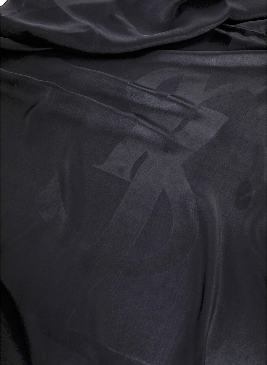 Saint Laurent Saint Laurent Silk Scarves Zwart