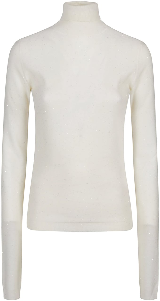 Fabiana Filippi Turtle Neck Sweater White Wit