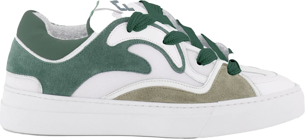 FLÂNEUR Avenue Sneaker | Green Groen