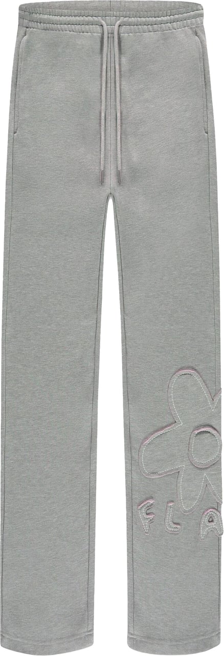 FLÂNEUR Blossom Patches Sweatpants | Heather Grey Grijs