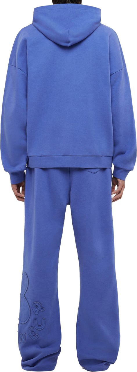 FLÂNEUR Blossom Patches Zip-Up Hoodie | Purple Paars