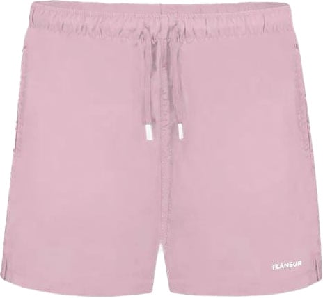 FLÂNEUR Logo Swim Shorts | Mauve Roze