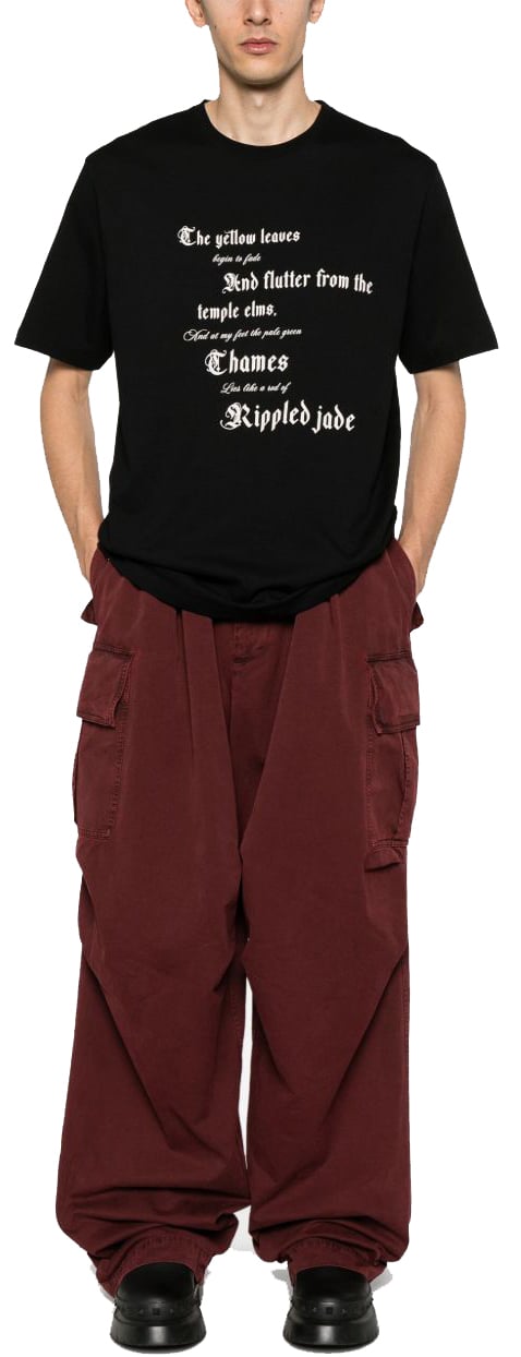 Alexander McQueen T-Shirts And Polos Black Zwart