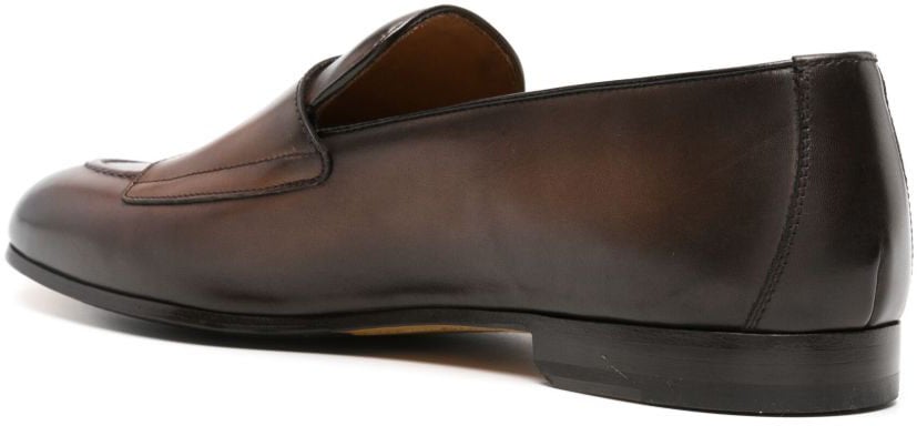Doucal's Flat Shoes Brown Bruin